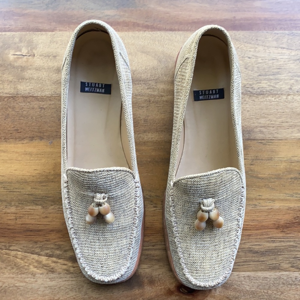 😎 Stuart Weitzman Chunk Heel Loafer 😎 - Picture 2 of 7
